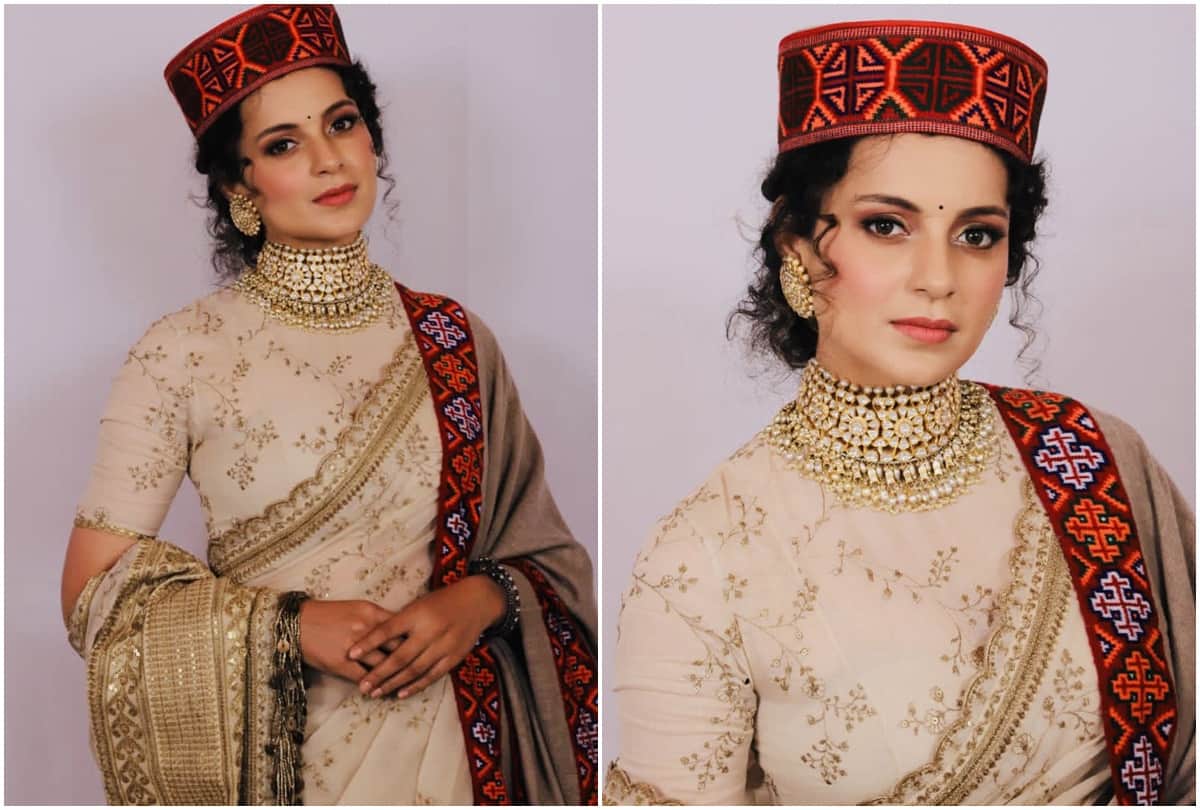 Kangana Ranaut Carries Traditional Himachali Look Gracefully on Brother Akshat Reception
