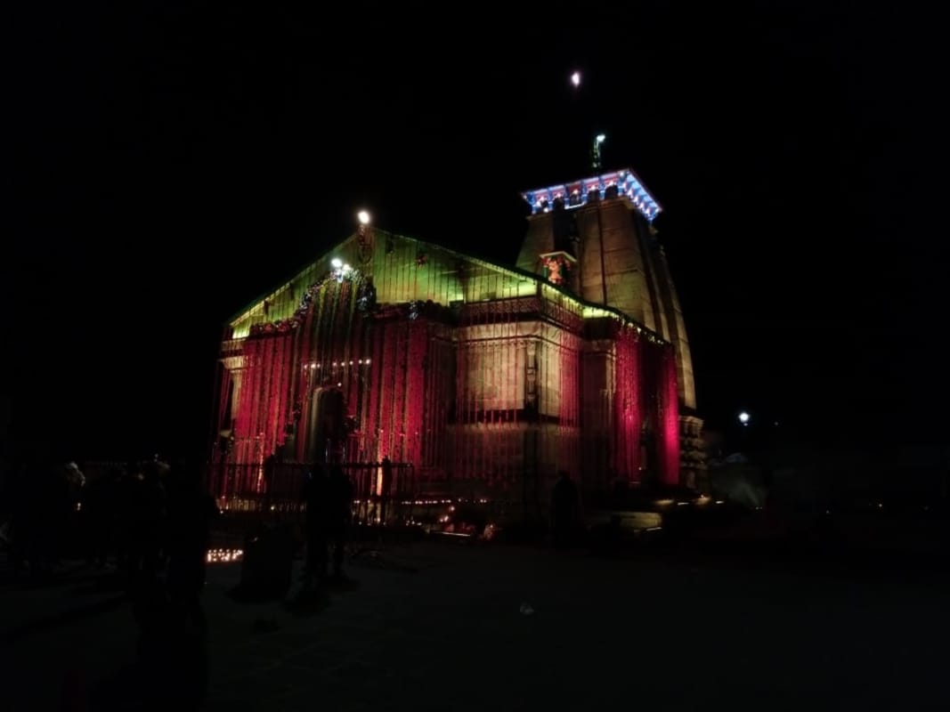 diwali 2020 : diwali celebration in kedarnath awesome photos