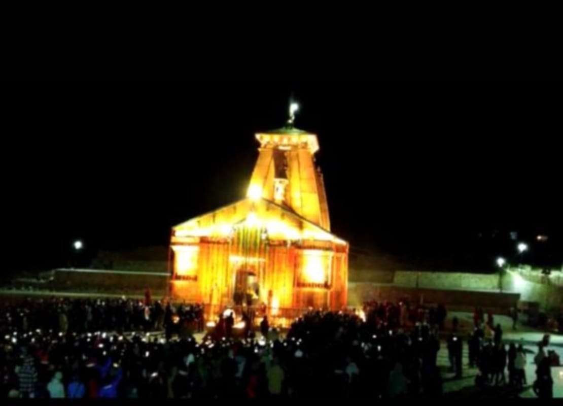 diwali 2020 : diwali celebration in kedarnath awesome photos