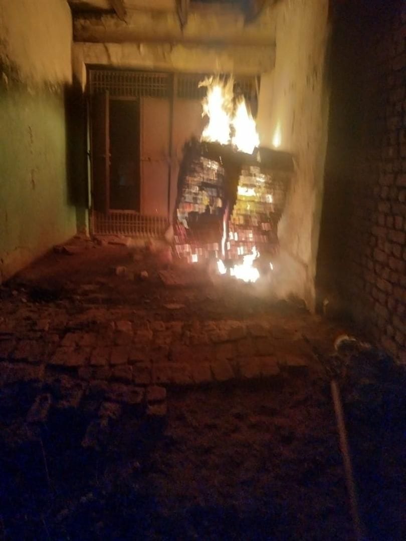 fire from crackers