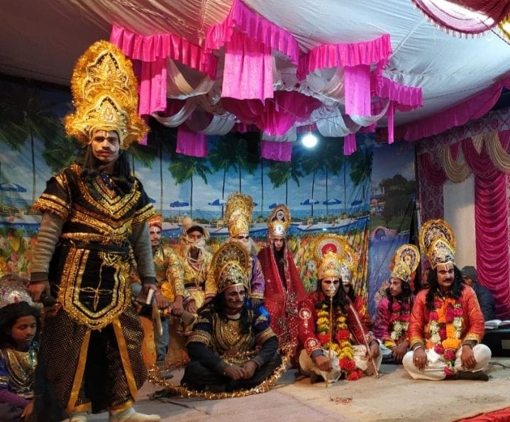 People were shocked to see the staging of Shri Krishna Leela