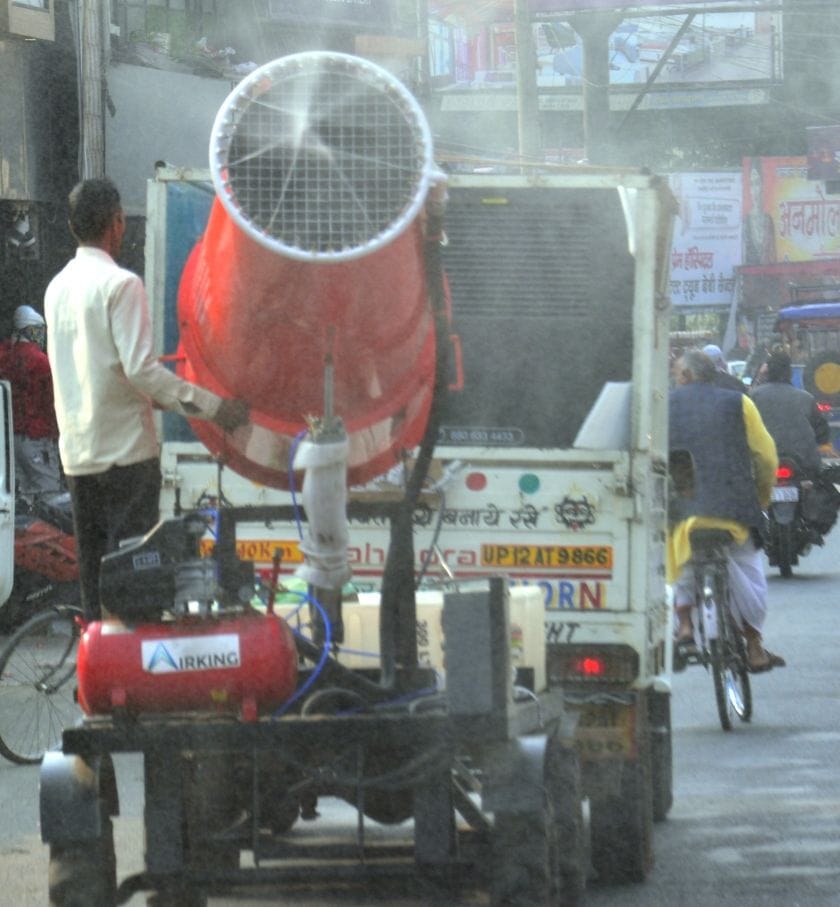 Air pollution increased, poisonous air