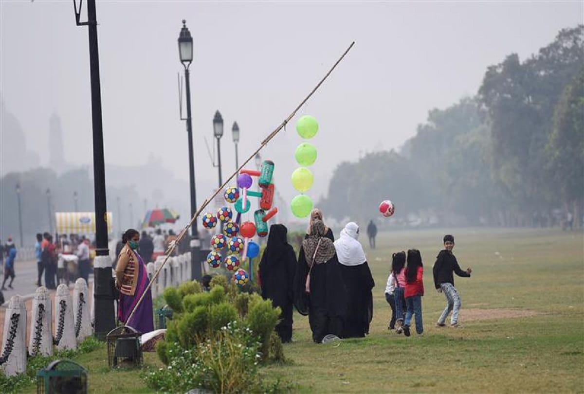 pollution in Ghaziabad, Anand Vihar, Punjabi Bagh after diwali, reached record thousand mark