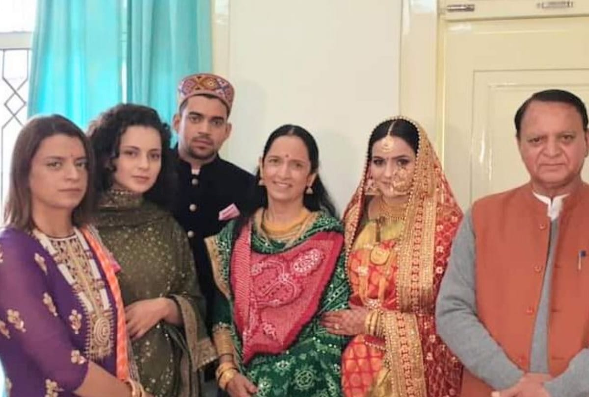 Himachal News: Bollywood Actress kangana ranaut brother marriage in Mandi