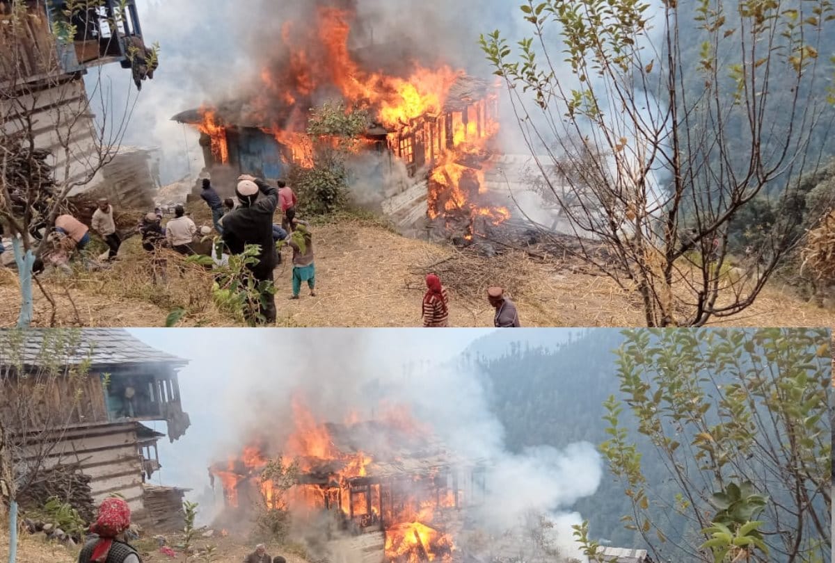 Himachal News: Many injured by Fireworks On Diwali  Fire breaks out in 21 houses hotel gutted by a major fire