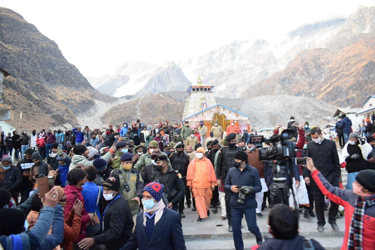 Char dham yatra 2020 latest news: UP Chief Minister Yogi Adityanath reached Kedarnath after 12 years