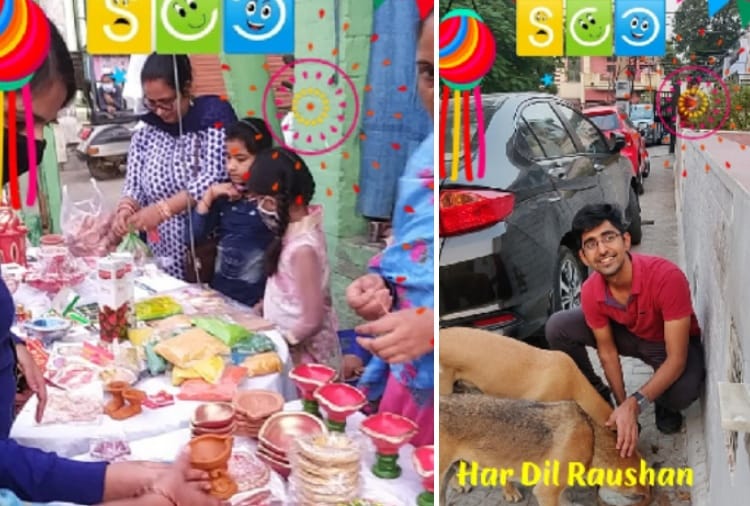Pec students launched a campaign to help the needy with 'Har Dil Roshan' on Diwali