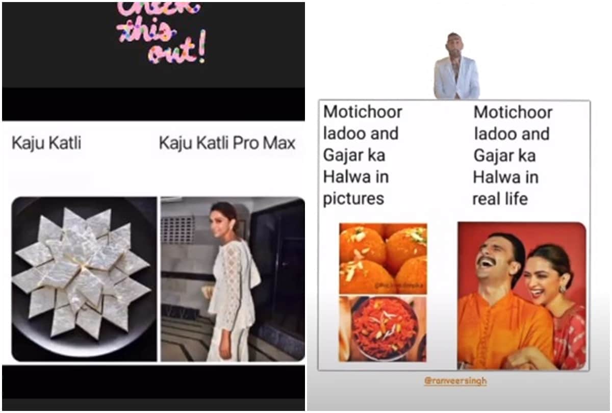 Deepika Padukone Share Meme on Her Diwali Outfit Says Herself Kaju Katli Pro Max