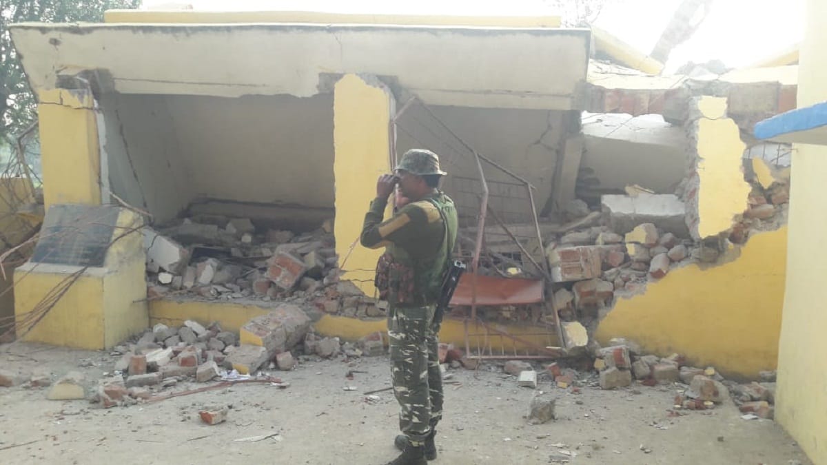 CPI Maoist organization blasts community building in Gaya bihar