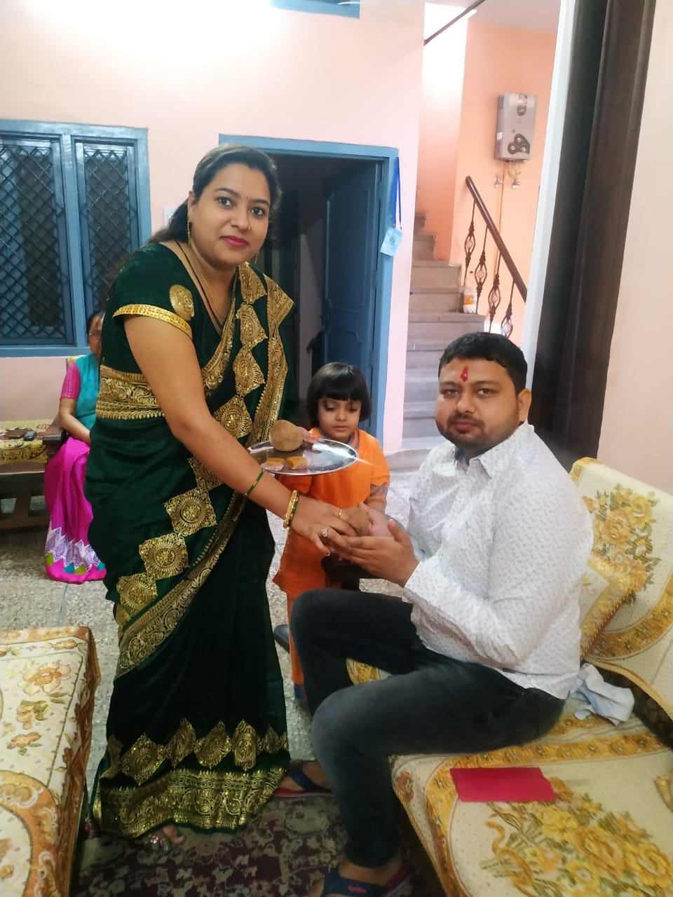Bhaiyuduj festival was made enthusiastically in the countryside also