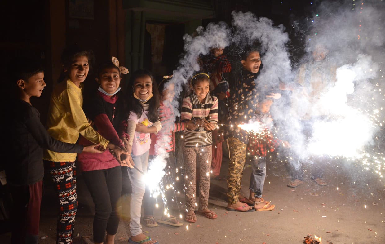 Haldwani's view resembled full moon on Deepawali