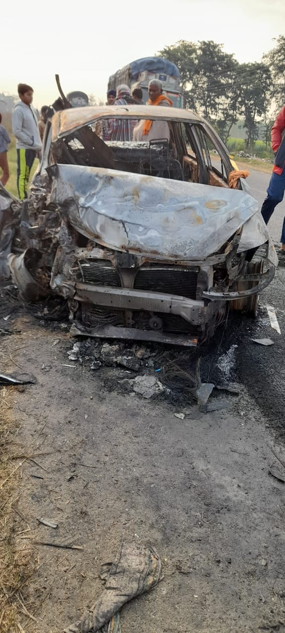 Meerut resident Aditya was a young man burnt in a car