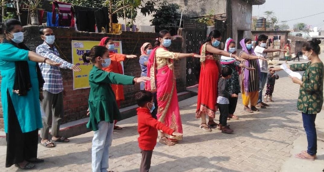Pledge to cleanliness and protection from corona
