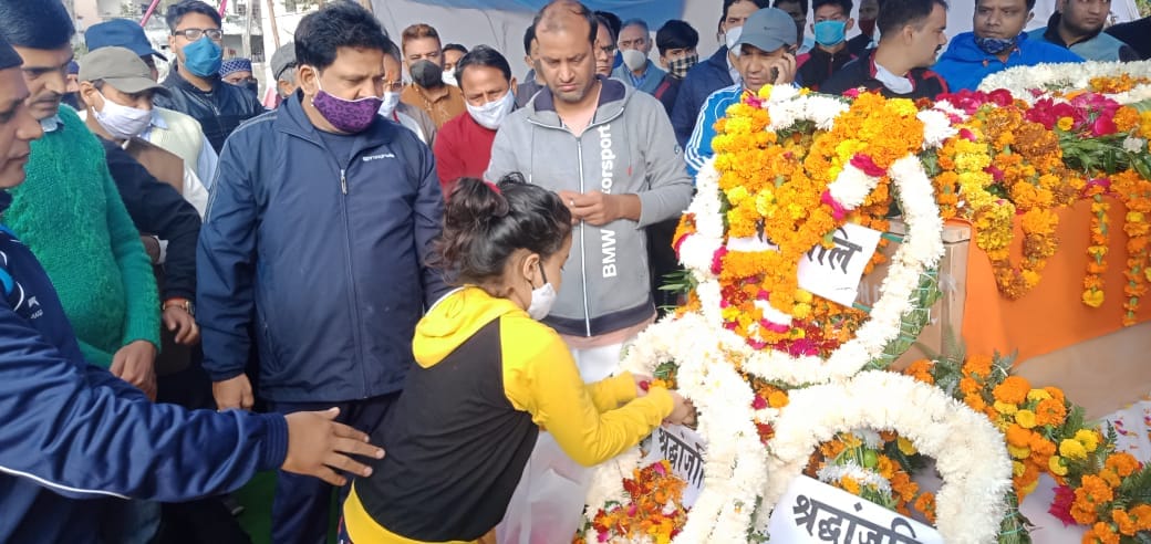 Uttarakhand Soldier Martyred in Jammu kashmir baramulla, cremation today in rishikesh