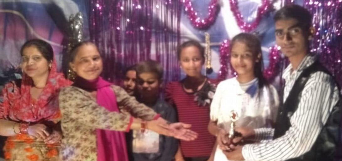 Happiness in dance, Isha in singing, auspiciousness in Rangoli