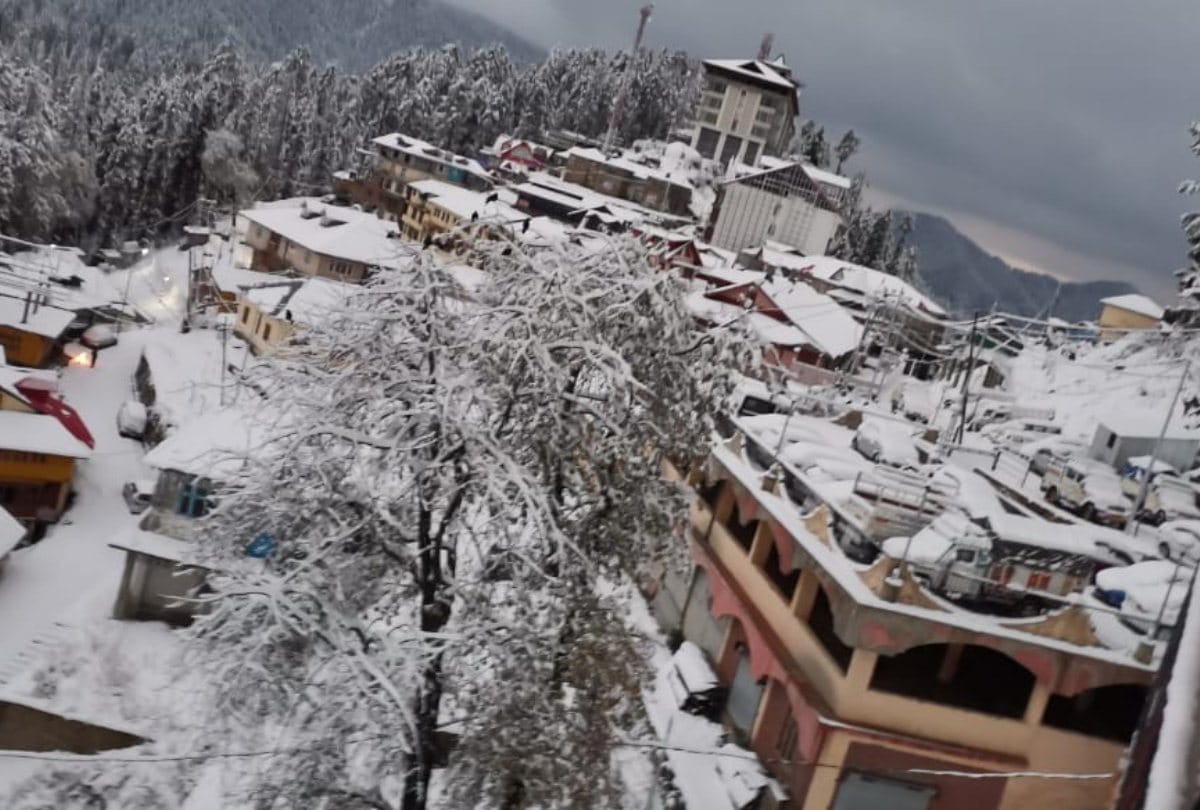 winter season first snowfall in shimla kufri narkanda and manali