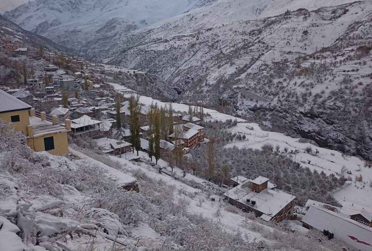 winter season first snowfall in shimla kufri narkanda and manali