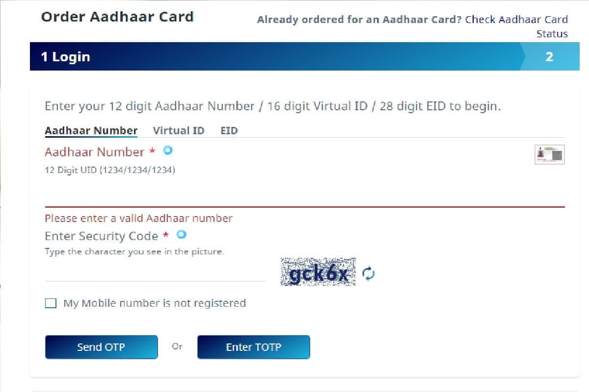 how to order pvc aadhar card for whole family know step by step process