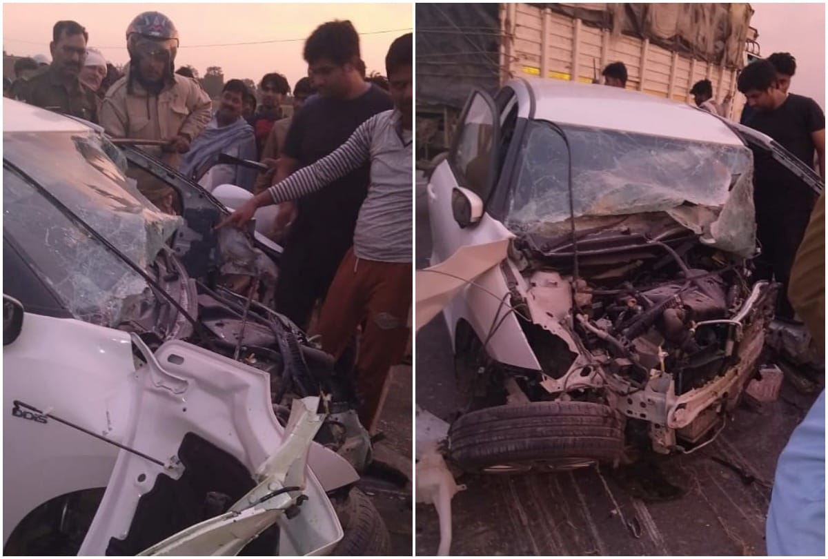 big road accident in Siddharthnagar Bolero collided with a culvert