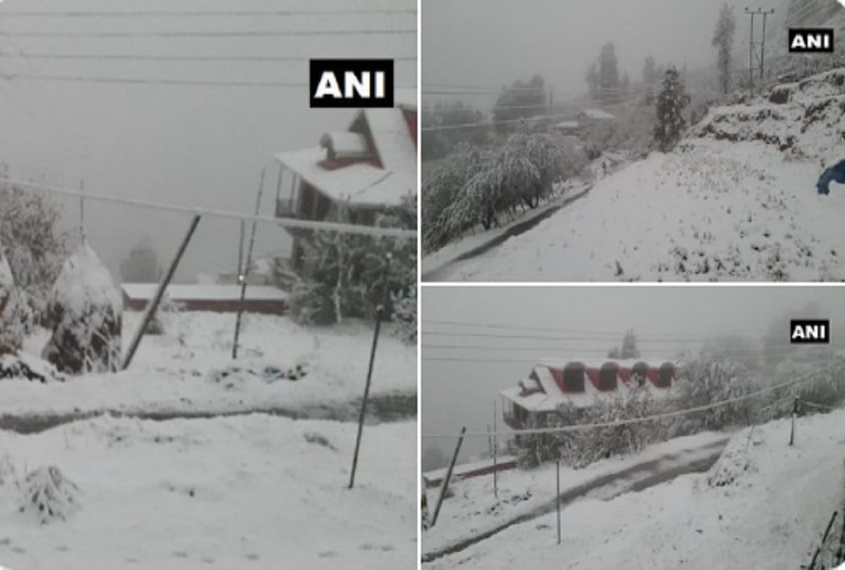 Snowfall in mountains and rain in lowlands in Himachal Pradesh