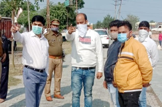 DM inspected big canal to prepare for Chhath Puja
