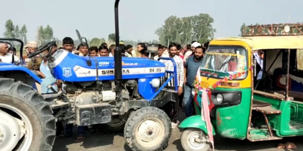 road accident in kasganj