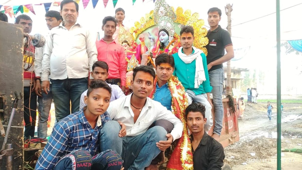 godess lakshmi immersion