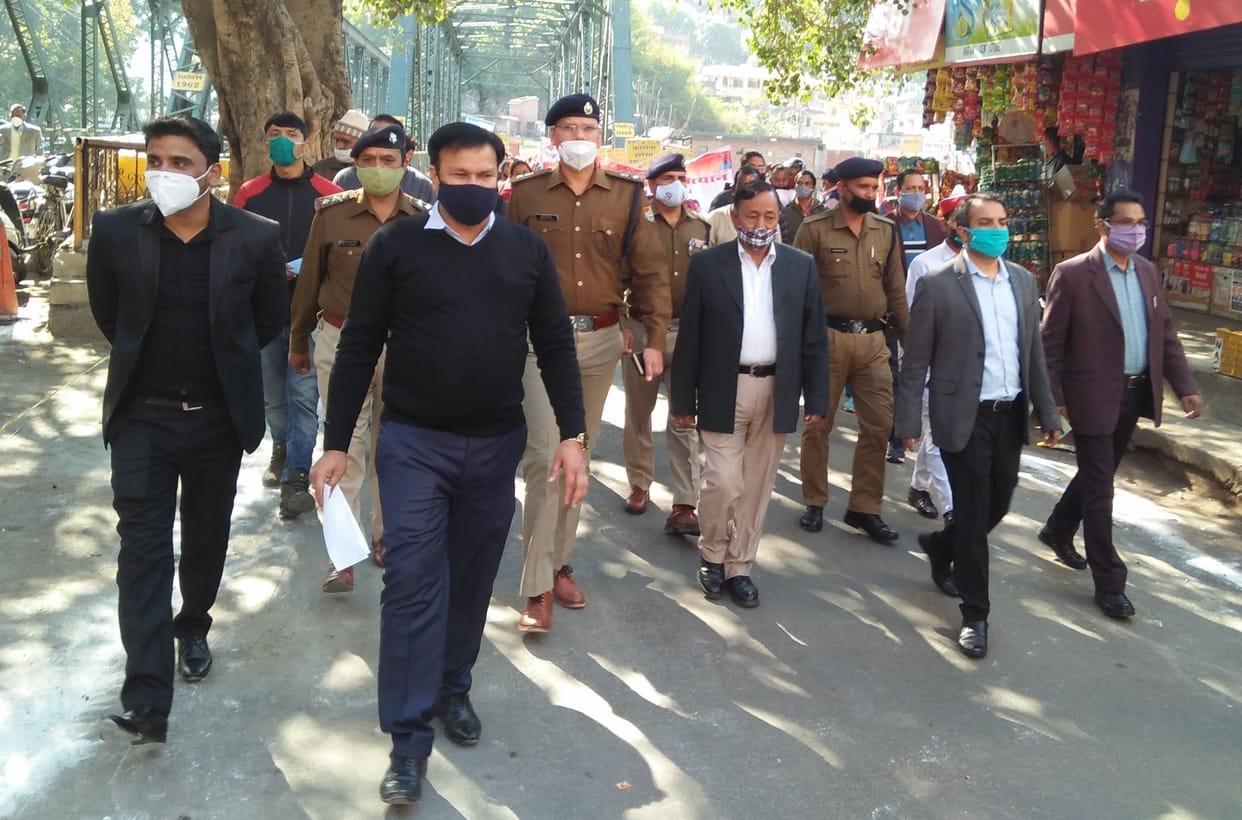 Officials organized covid awareness rally