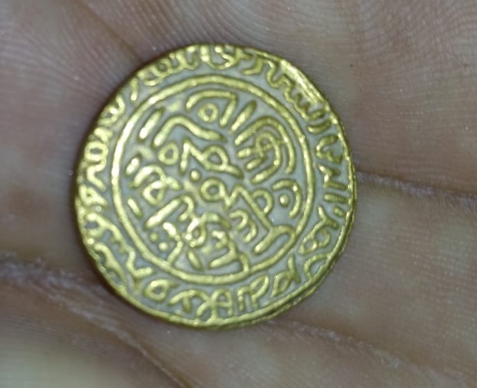 Gold and silver coins found in mud digging