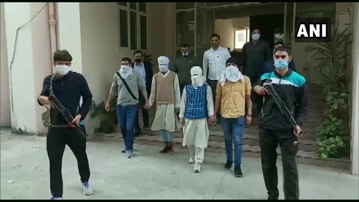 Two suspected terrorists residents of Jammu and Kashmir were arrested last night by Delhi Police Special Cell