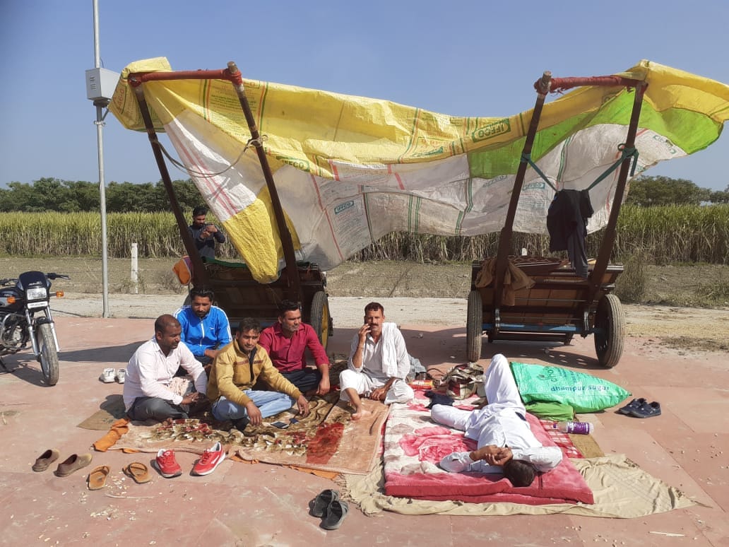 Devotees start reaching Shukratirtha without permission