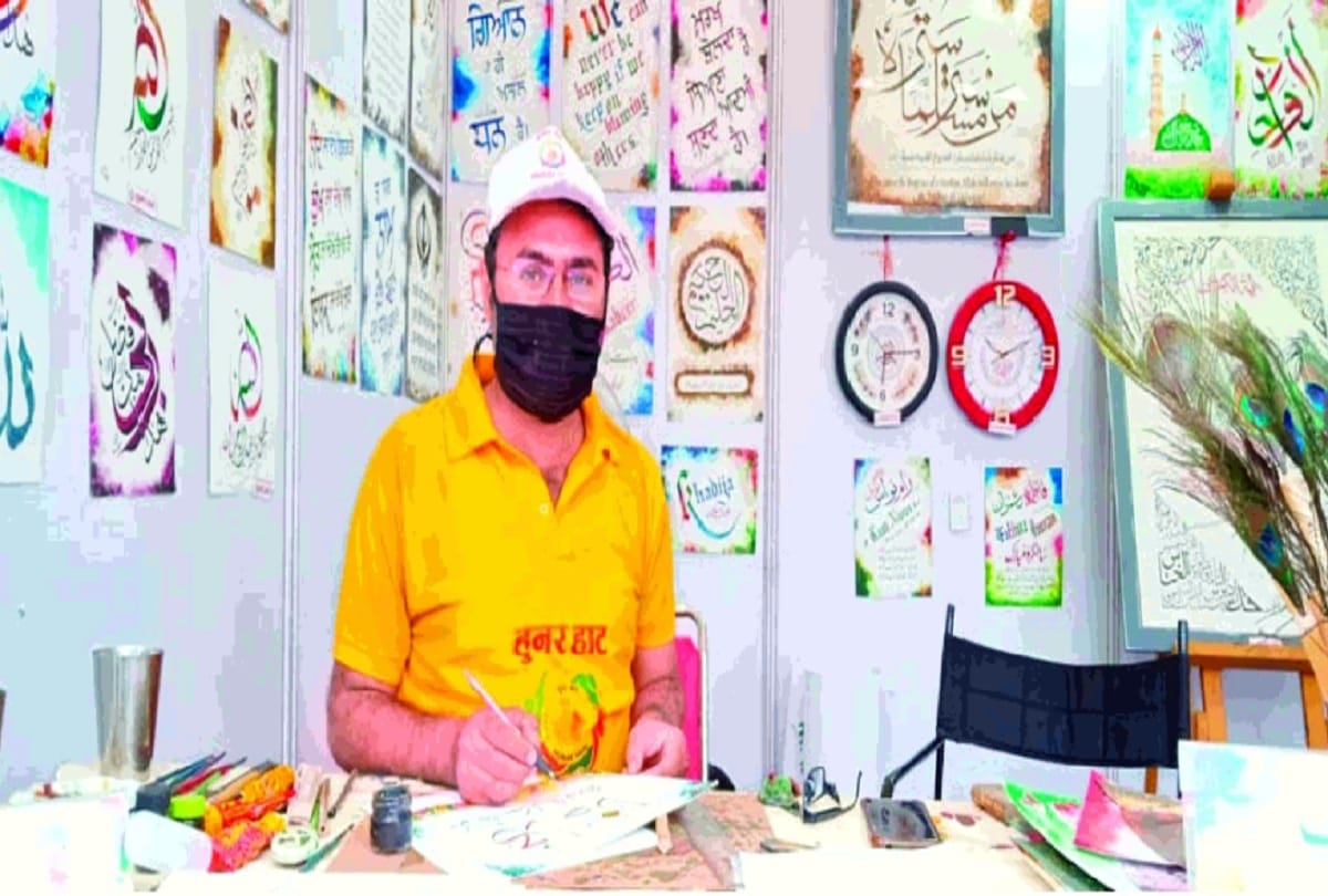 Mohammad Jubeir is trying to keep the writing and handicrafts alive in the computer age