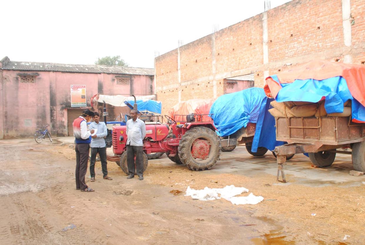 Purchasing at centers affected as the weather changed in Chitrakoot