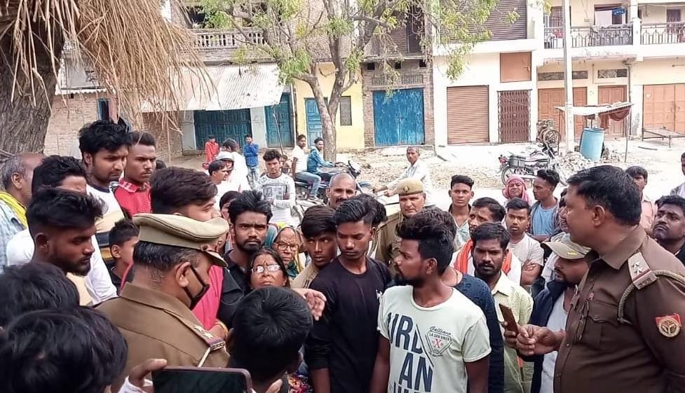 Road blockade demanding arrest of accused