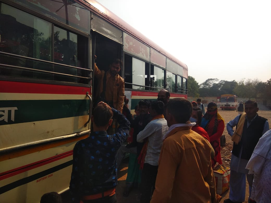 Neither safety in buses, nor awareness at bus station