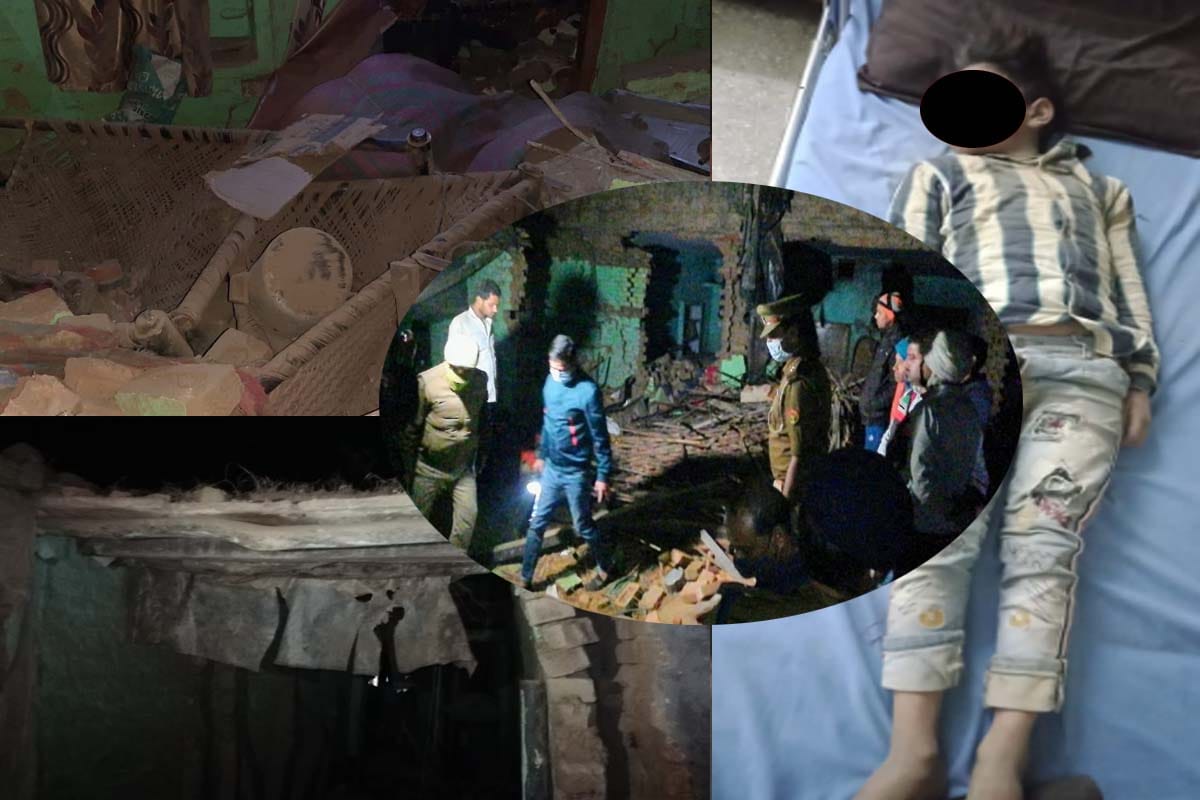 Four houses burnt down as explosion in firecracker in Falawda Meerut, two died and many injured
