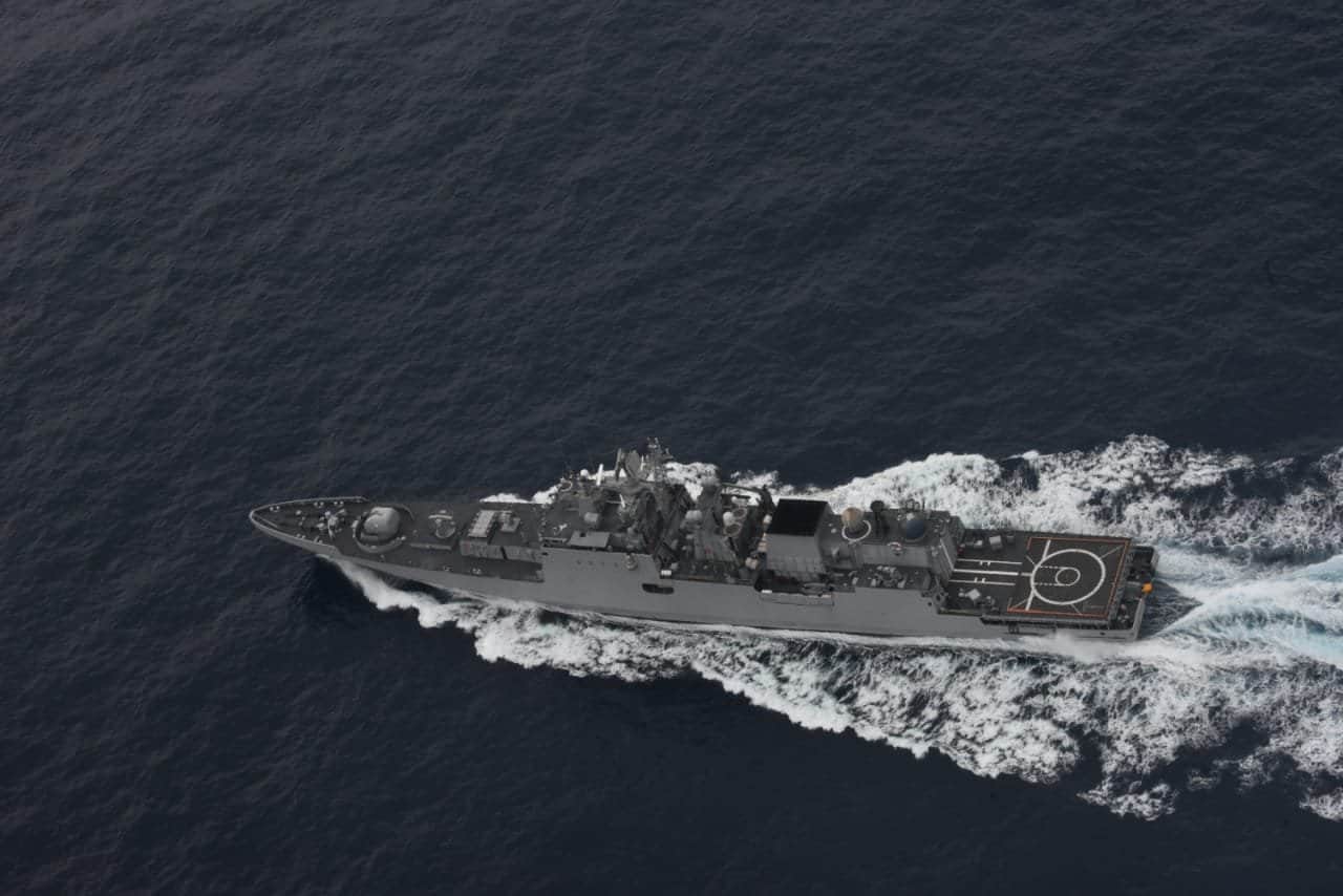 Malabar 2020 wargames underway in the Arabian Sea , Indian Ocean Region