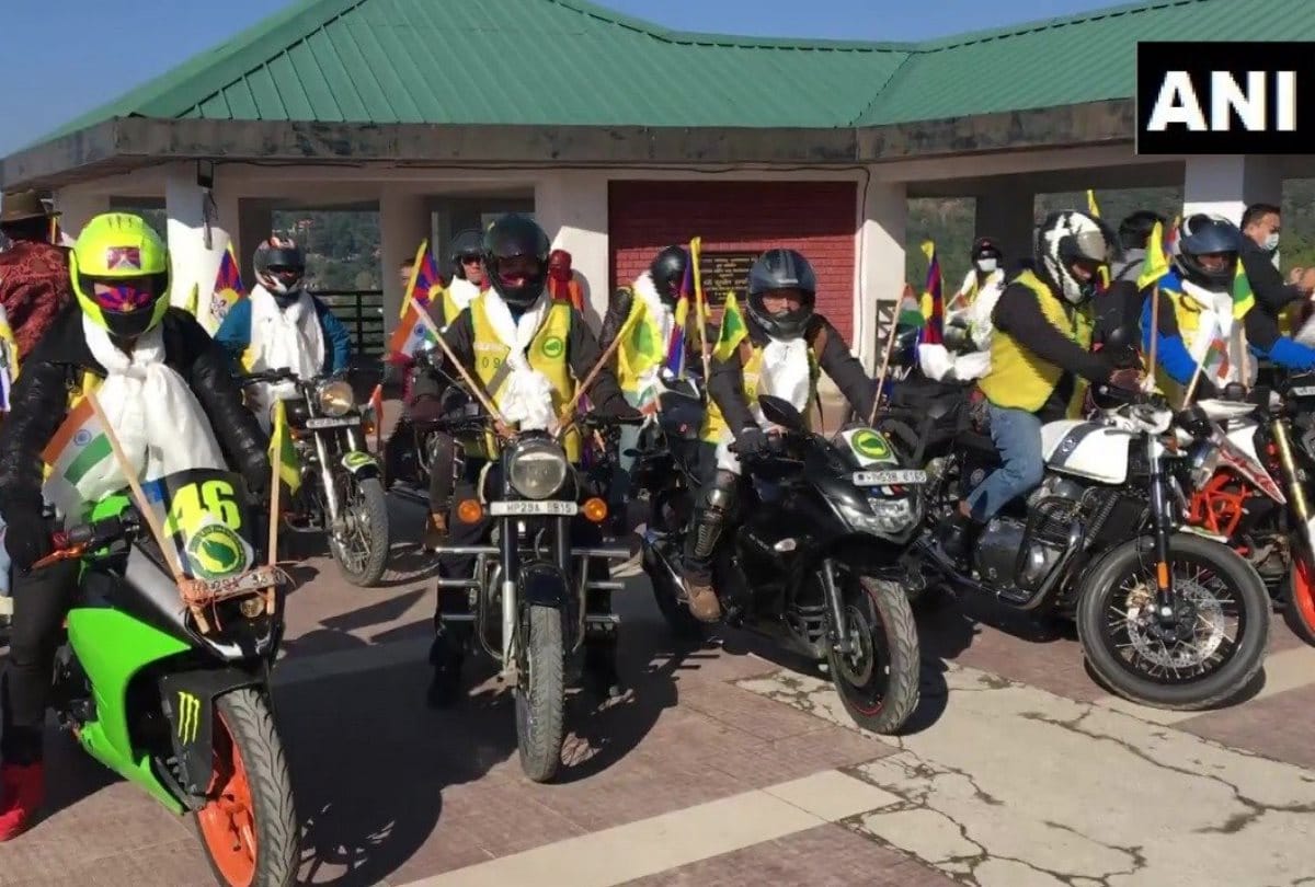 Himachal News: Tibetan Youth Congress bike rally campaign from Dharamshala to Kinnaur