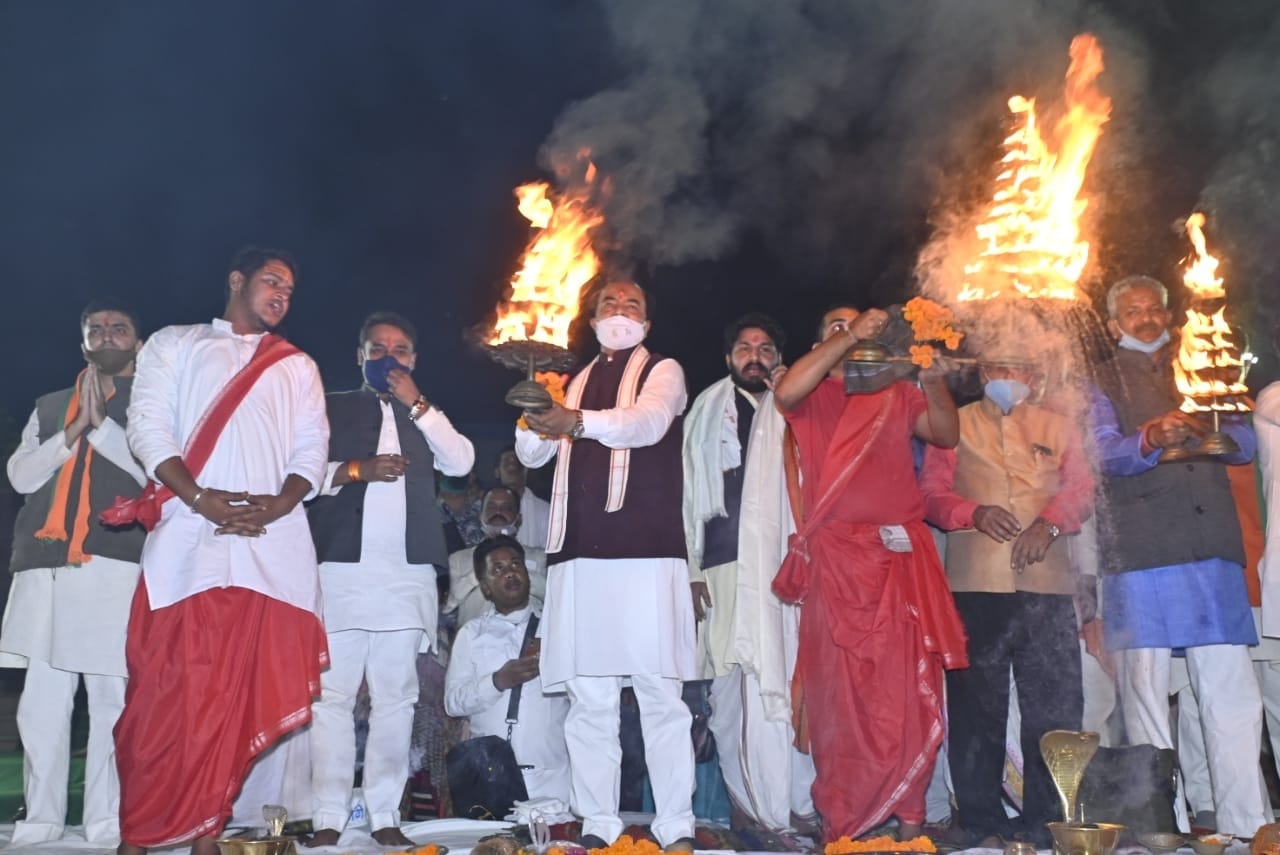 Ram temple will be unique in Ayodhya, Deputy CM said on the inauguration of the building of panchayati apathetic arena