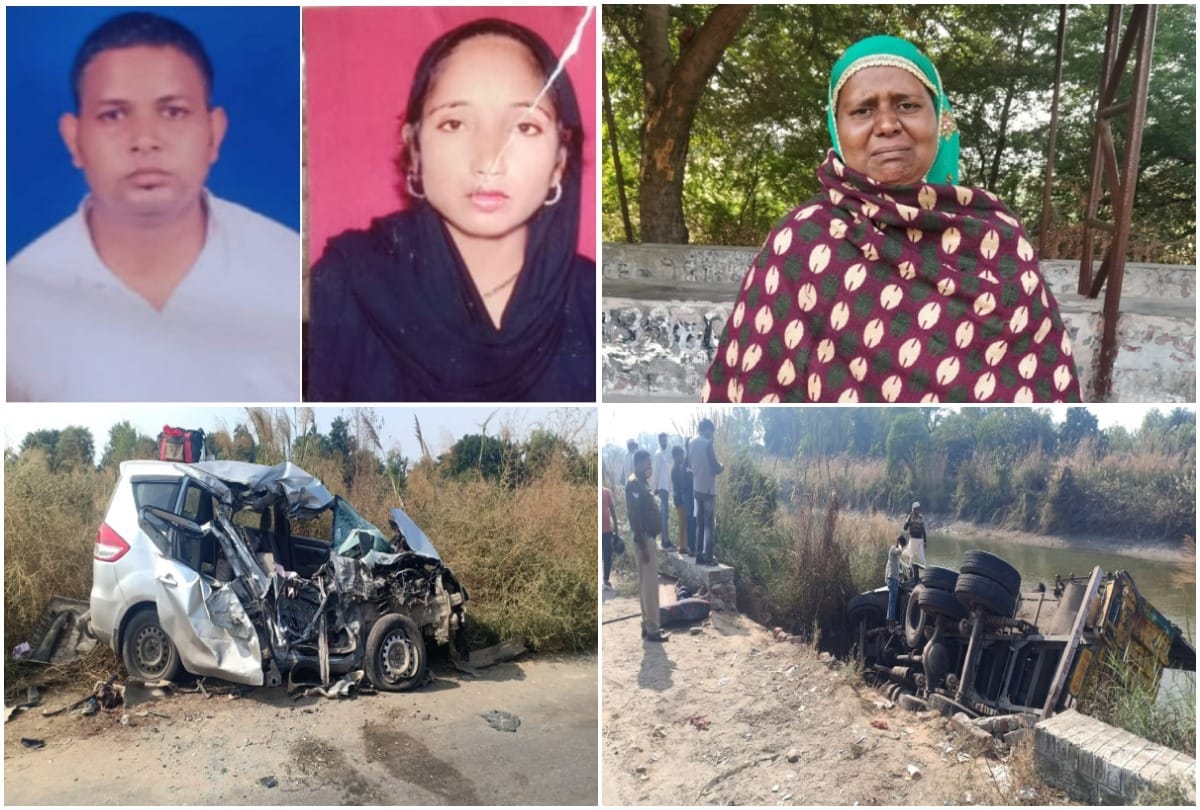 road accident in ghaziabad Mother kept on watching her son die before her eyes SEE PHOTOS