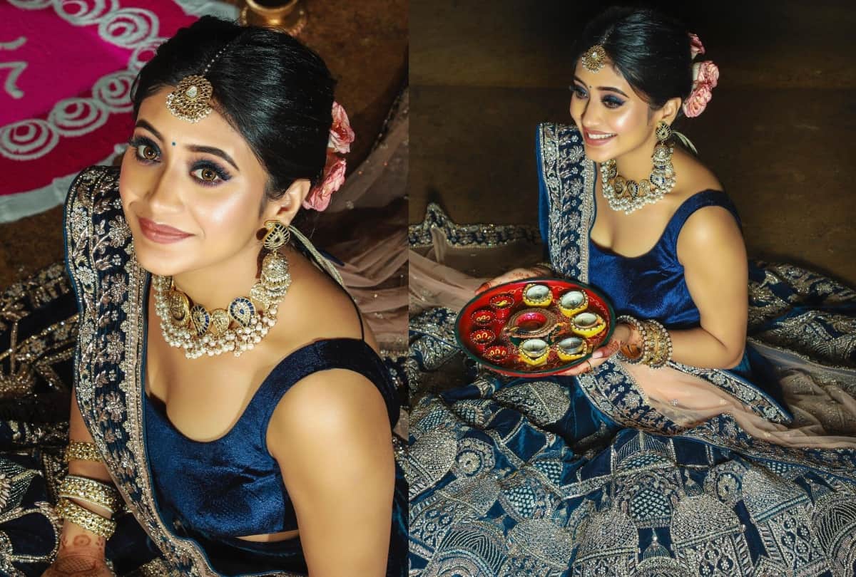 tv actress shivangi joshi ake nayara throwback pic viral in orange co ard set