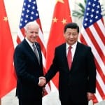 US President Joe Biden with Chinese President Xi Jinping