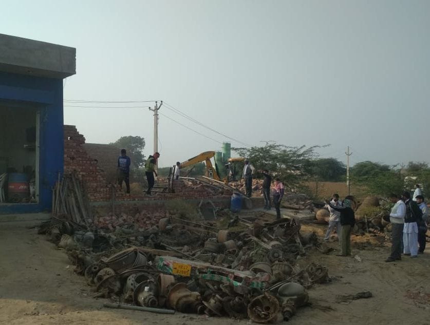 Drop illegal construction