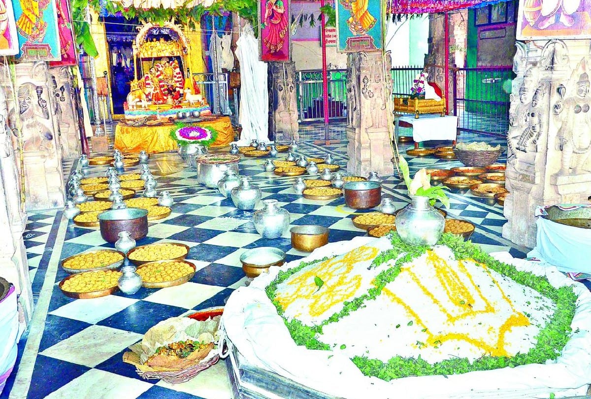Annakut Mahotsav in Sri Rangji Mandir Vrindavan