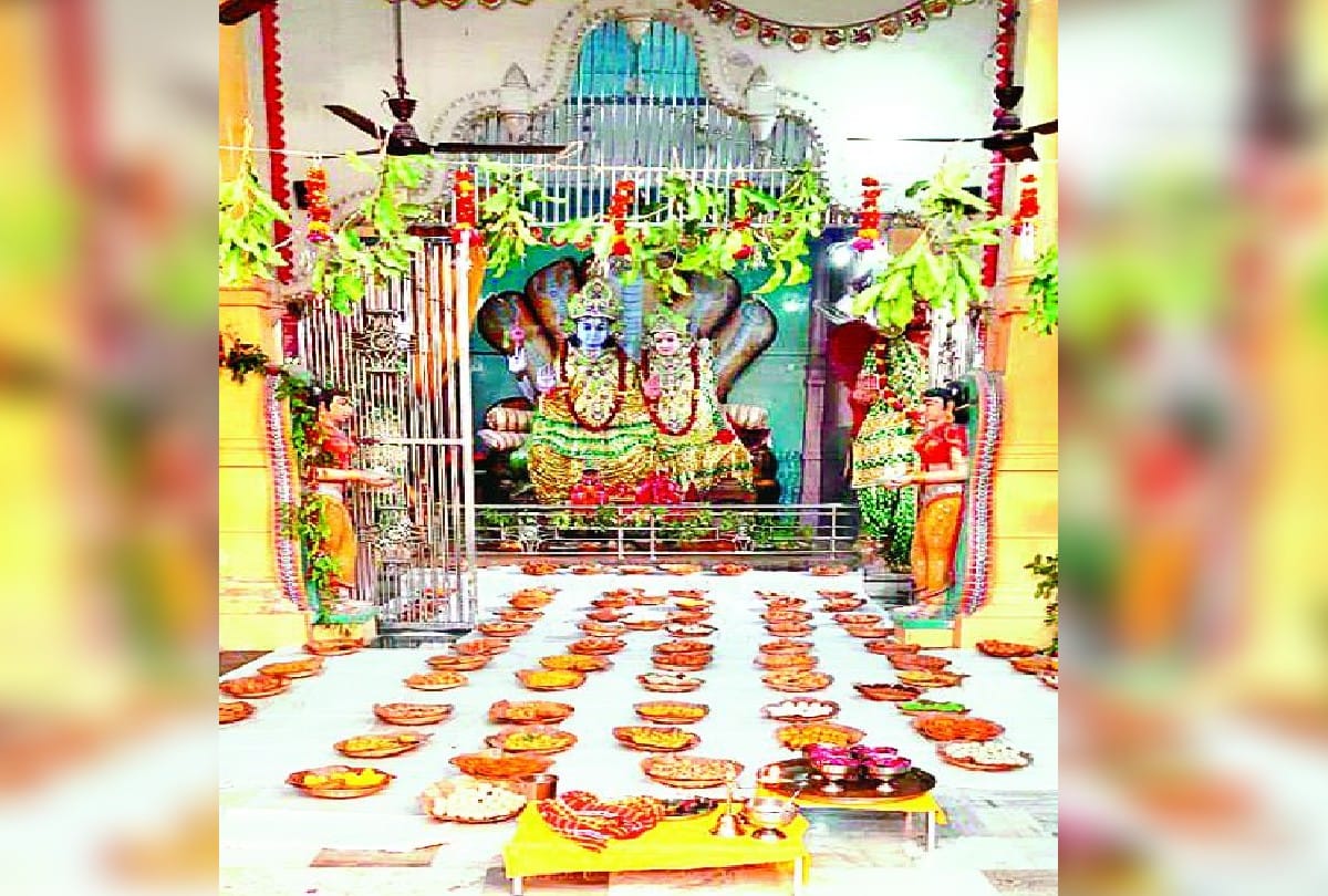 Annakut Mahotsav in Sri Rangji Mandir Vrindavan