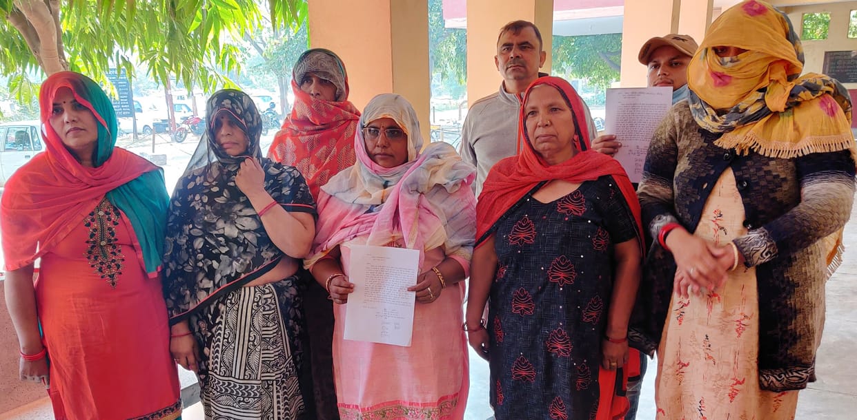 Uproar among women against the installation of mobile towers