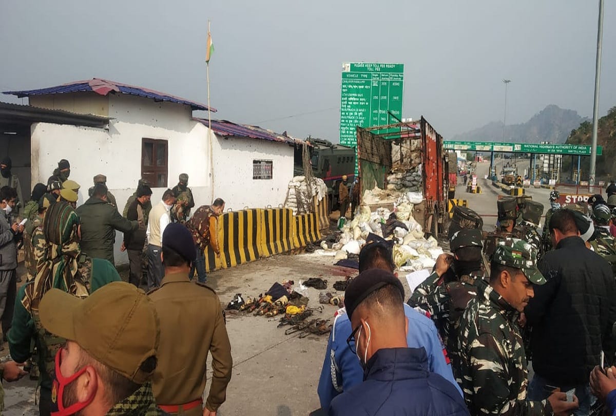 Encounter In Nagrota Jammu 180-minute operation 4 terrorists killed see photos