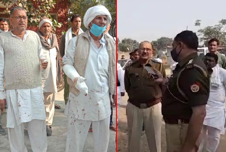 Clash between Farmers of Haryana and uttar pradesh at the Bank of Yamuna river