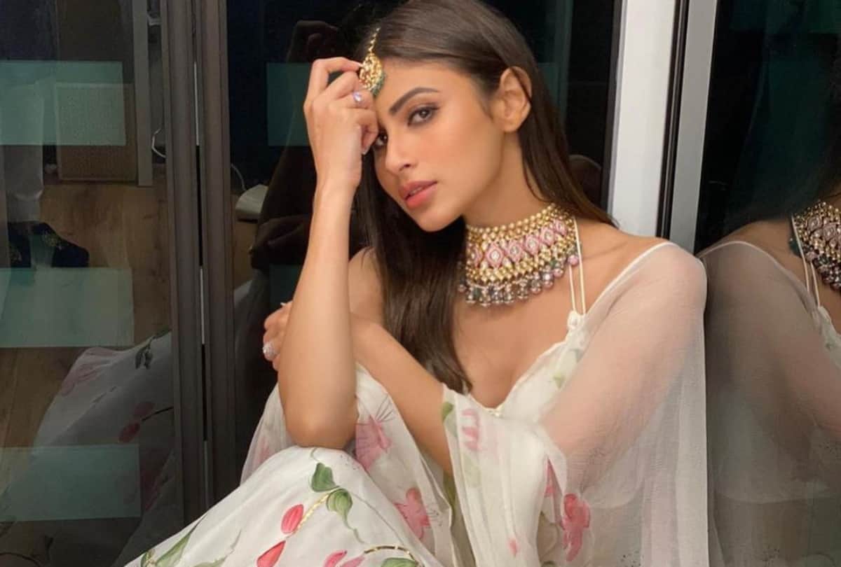 mouni roy photoshoot in black and white satin gown with wrap sweetheart neckline worth 69k