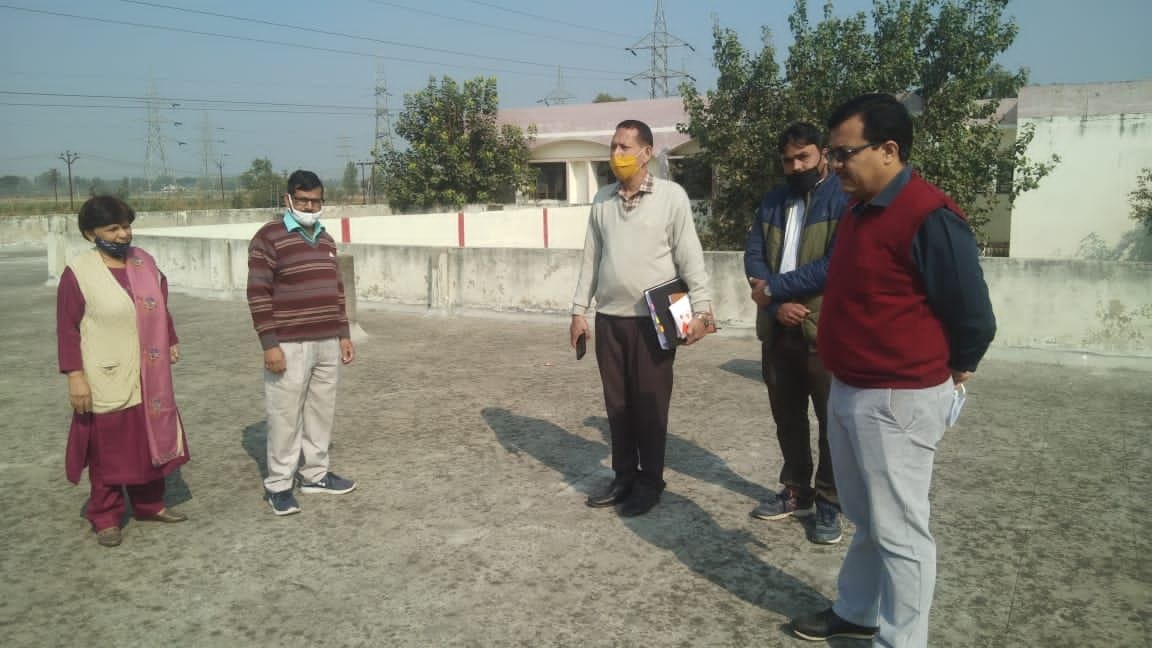 Inspection in Bazpur College
